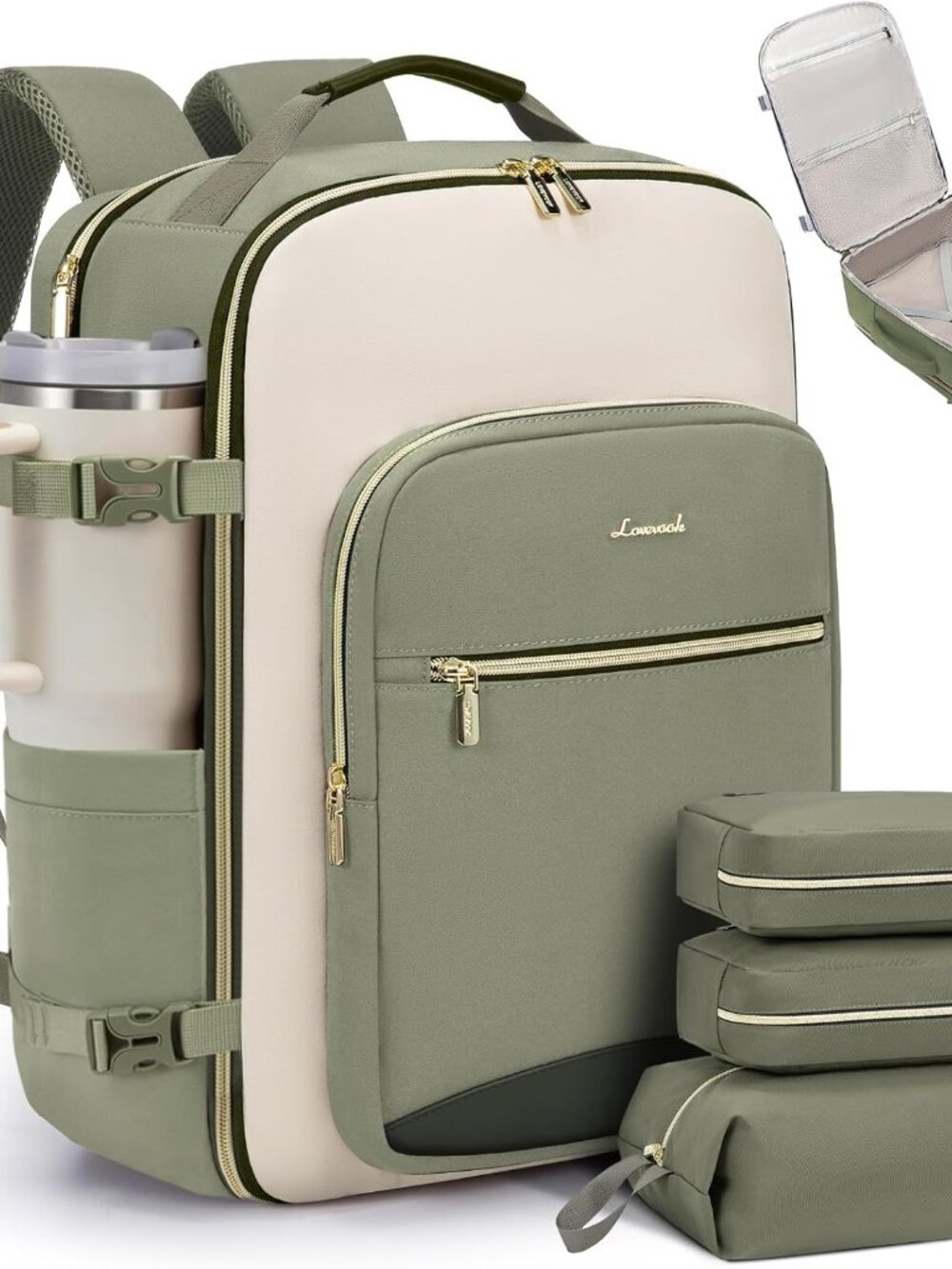 Ultimate 40L Travel Backpack with Packing Cubes & TSA Ready Design